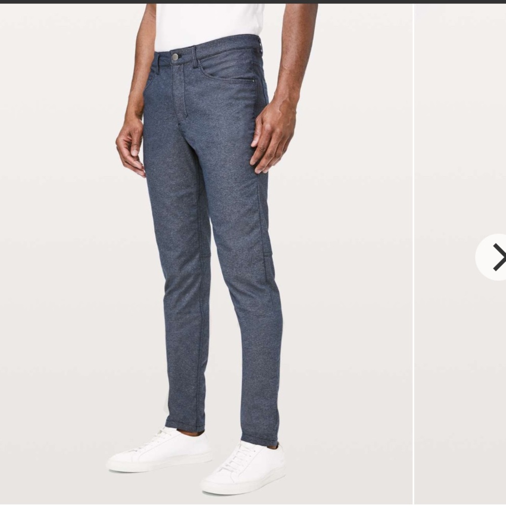 LULULEMON Men’s ABC Pant Slim Tech Canvas 34"
Heathered Deep Navy Size 28 NEW
